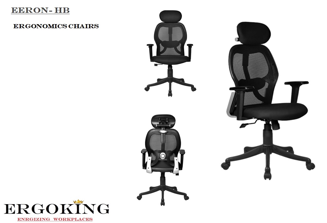 Eeron - Office Chair, Ergonomics chair, Corporate Chairs, CEO chair, Executive Chairs, Manufacturers, Supplier, Dealer, Noida, Delhi, NCR, Gurgaon, Chandigarh, Lucknow, Bangalore, Hyderabad, Pune, India by DdecorArch - Ergoking 